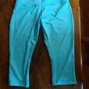 Reebok Capri leggings light blue size S